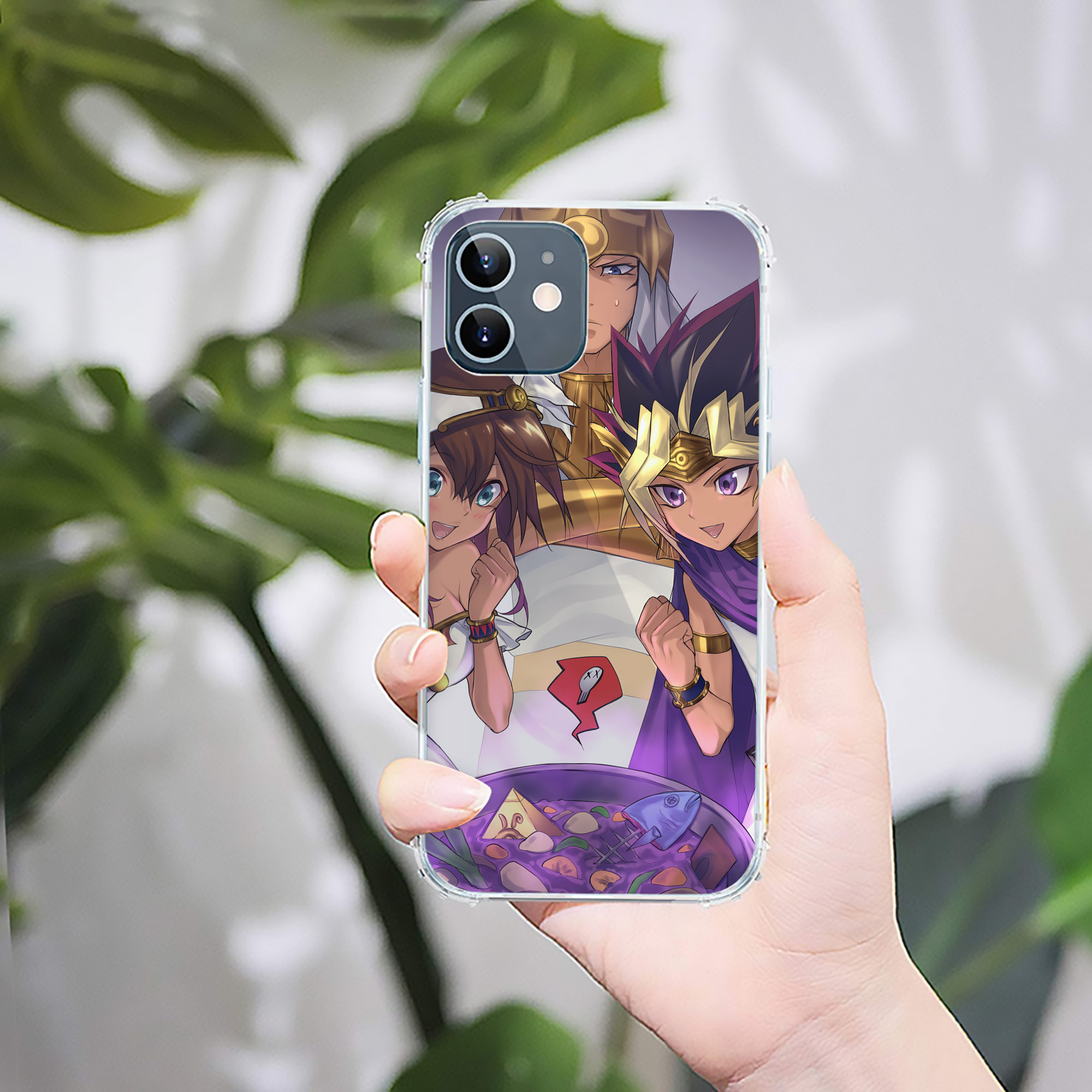 （画像用） 遊☆戯☆王 Yu-Gi-Oh! 【iPhone 12シリーズ対応】透明スマホケース（クリアソフトケース）